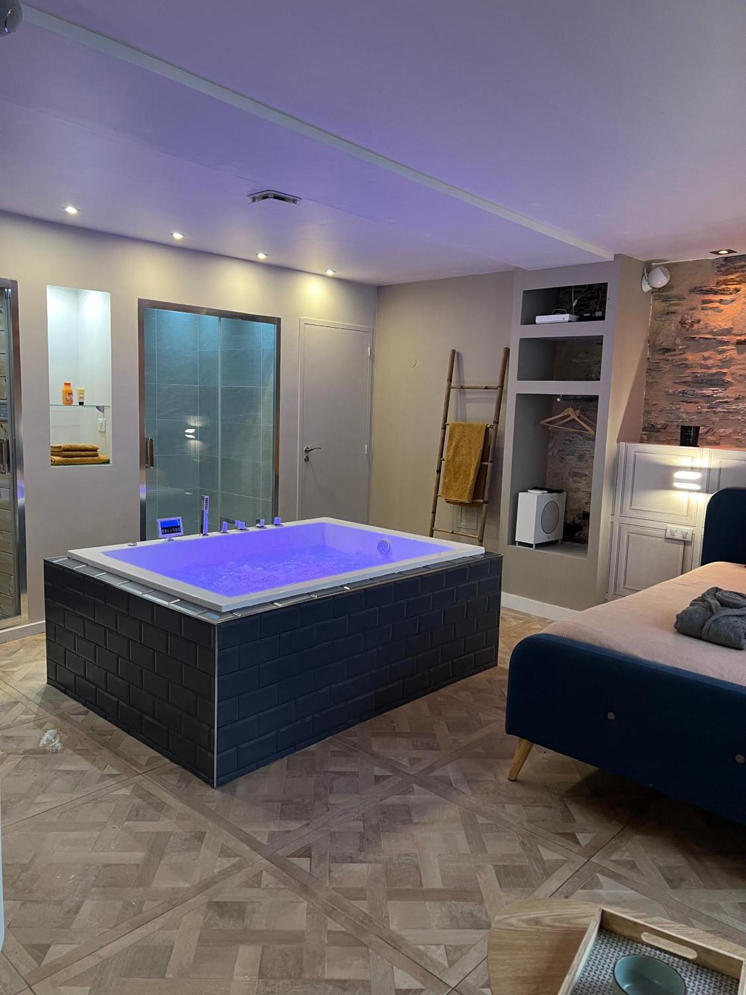 Appartement Avec Jacuzzi Sauna & Home Cinema - Nid D'Angers Buitenkant foto