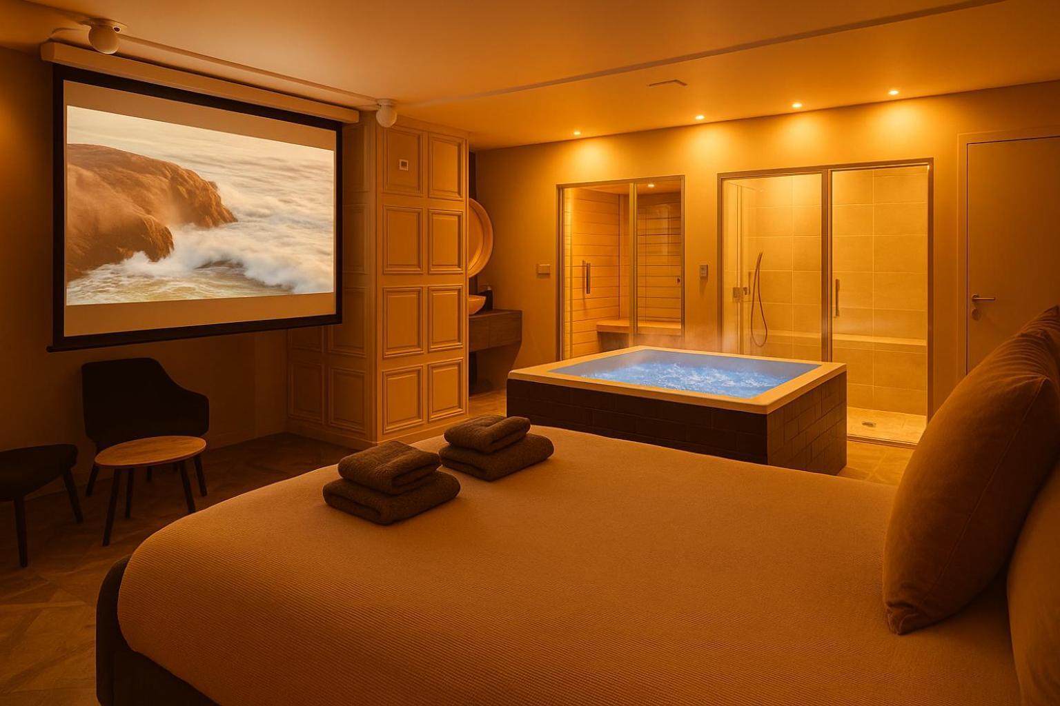 Appartement Avec Jacuzzi Sauna & Home Cinema - Nid D'Angers Buitenkant foto